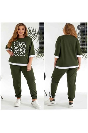 183430 TOPTAN HAKİ EŞOFMAN TAKIM