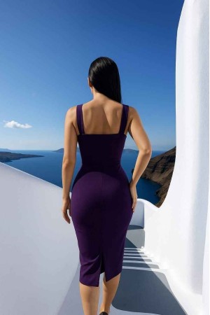 183469 TOPTAN MOR ELBİSE