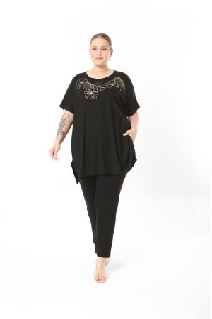 183486 TOPTAN SİYAH BLUZ