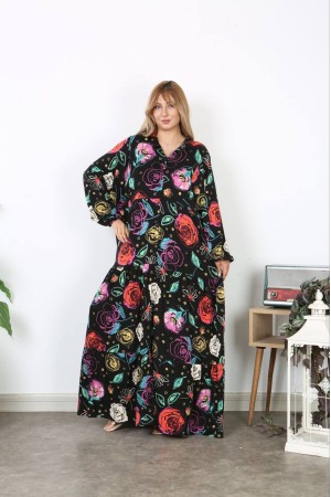 183503 TOPTAN DESENLİ ELBİSE