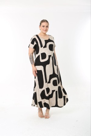 183515 patterned DRESS