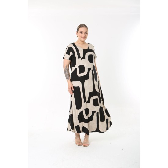 183515 patterned DRESS