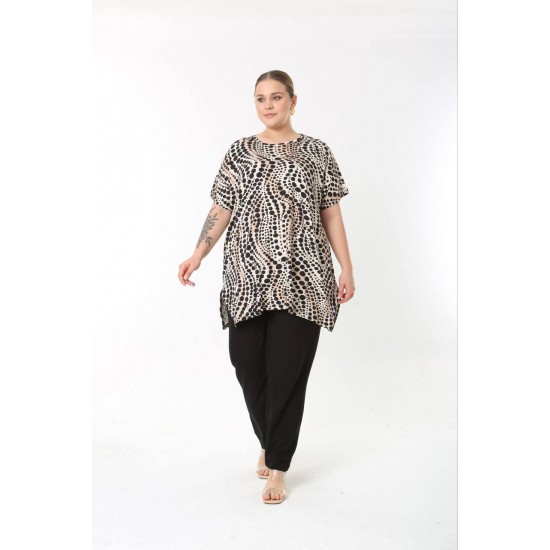 183543 TOPTAN DESENLİ BLUZ