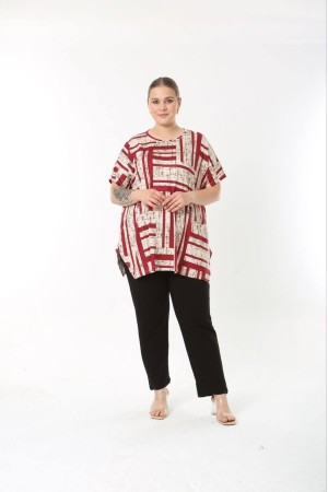 183544 TOPTAN DESENLİ BLUZ