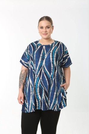 183547 TOPTAN DESENLİ BLUZ