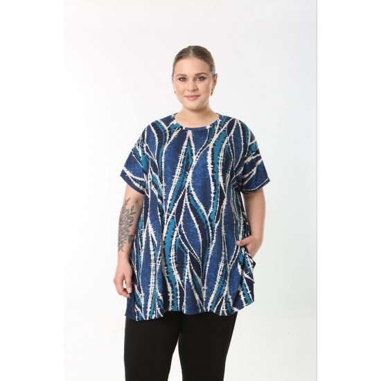 183547 TOPTAN DESENLİ BLUZ