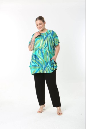 183550 TOPTAN DESENLİ BLUZ