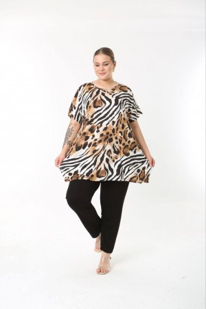 183552 TOPTAN DESENLİ BLUZ