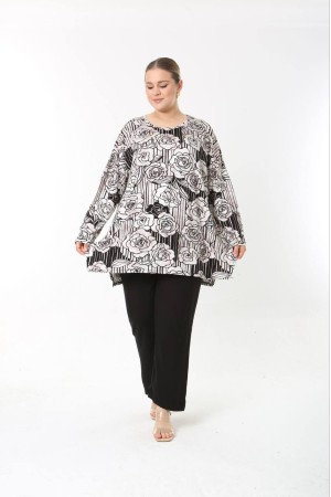 183555 TOPTAN DESENLİ BLUZ