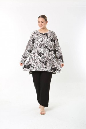 183555 TOPTAN DESENLİ BLUZ