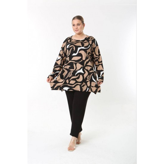 183557 TOPTAN DESENLİ BLUZ