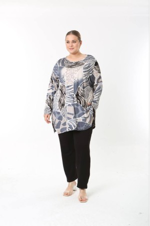 183558 TOPTAN DESENLİ BLUZ