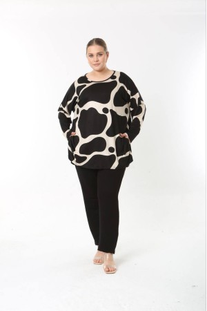 183559 TOPTAN DESENLİ BLUZ