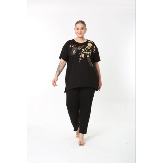 183560 TOPTAN SİYAH PANTOLON TAKIM