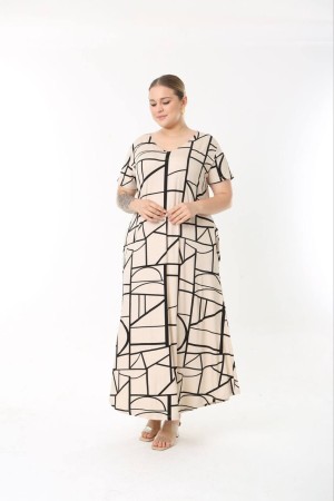 183566 patterned DRESS