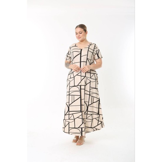 183566 patterned DRESS
