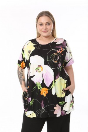 183574 TOPTAN DESENLİ BLUZ