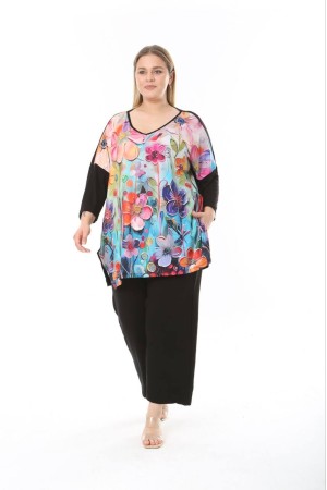 183576 TOPTAN DESENLİ BLUZ