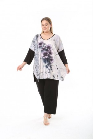 183579 TOPTAN DESENLİ BLUZ