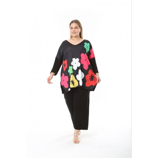 183580 TOPTAN DESENLİ BLUZ