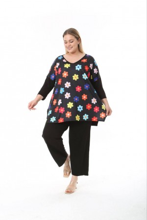 183583 TOPTAN DESENLİ BLUZ