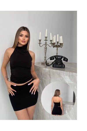 183640 TOPTAN SİYAH BLUZ