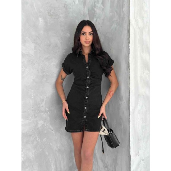 183920 TOPTAN SİYAH ELBİSE