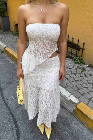 183970 white Evening dress