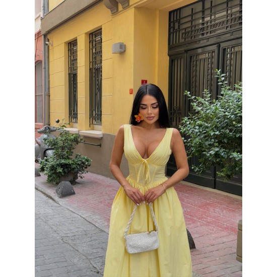 183980 yellow DRESS