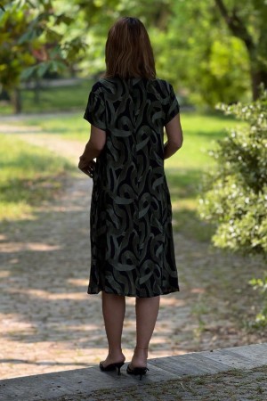 184061 patterned DRESS