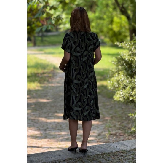 184061 patterned DRESS