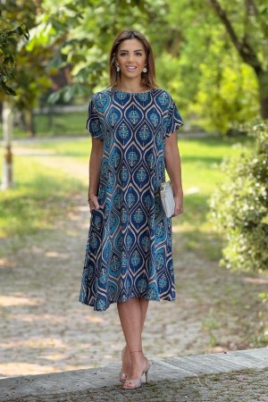 184064 patterned DRESS