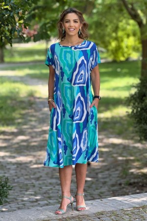 184065 patterned DRESS