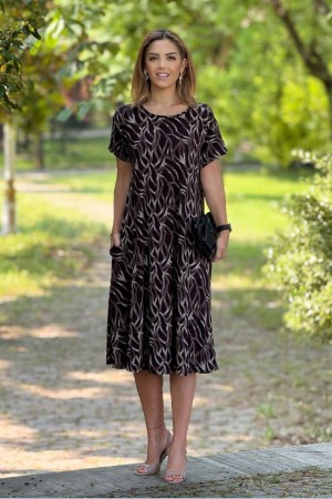 184067 patterned DRESS