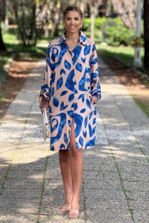 184070 patterned DRESS