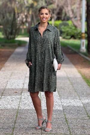 184071 patterned DRESS