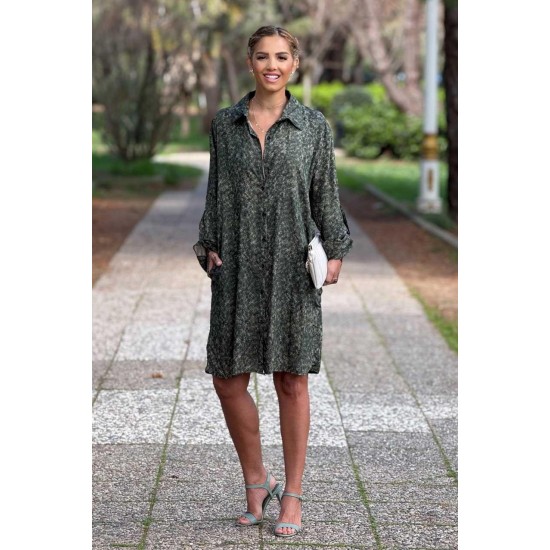 184071 patterned DRESS