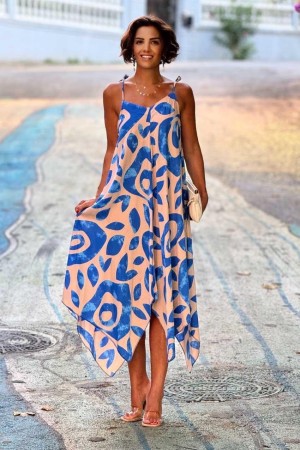 184073 patterned DRESS