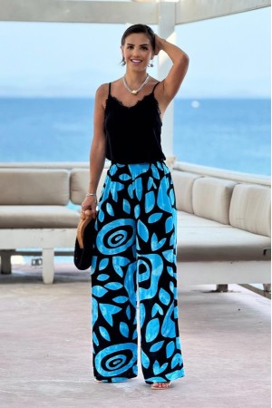 184076 TOPTAN DESENLİ PANTOLON