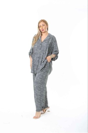 184115 TOPTAN GRİ PANTOLON TAKIM