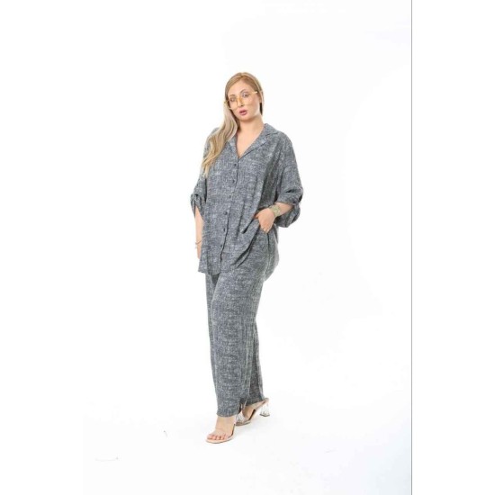 184115 TOPTAN GRİ PANTOLON TAKIM