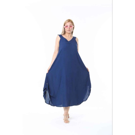 184117 Navy blue DRESS