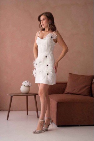 184152 WHITE "Evening dress"