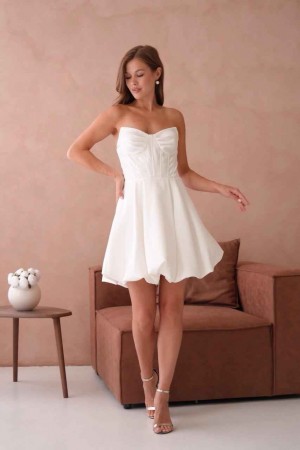 184153 WHITE "Evening dress"