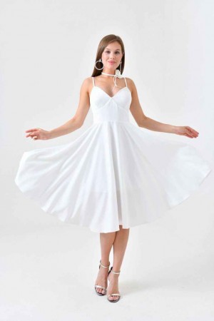 184155 WHITE "Evening dress"