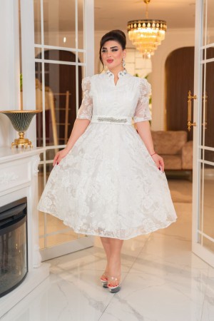 184157 WHITE "Evening dress"