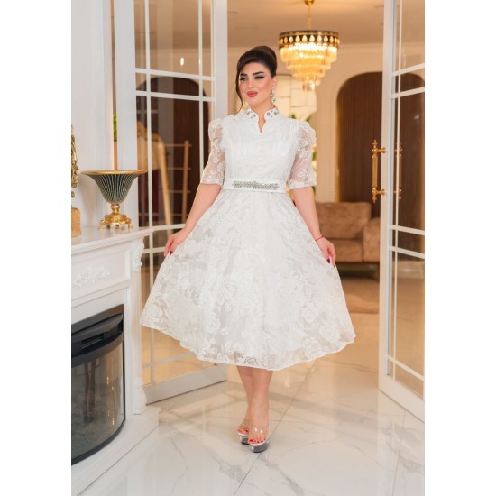 184157 WHITE "Evening dress"