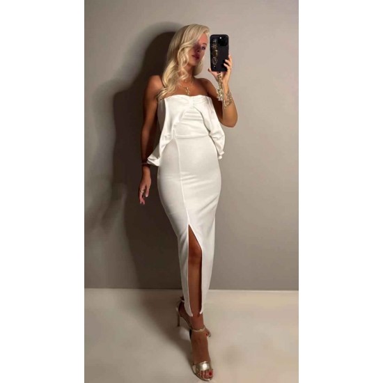 184159 WHITE "Evening dress"