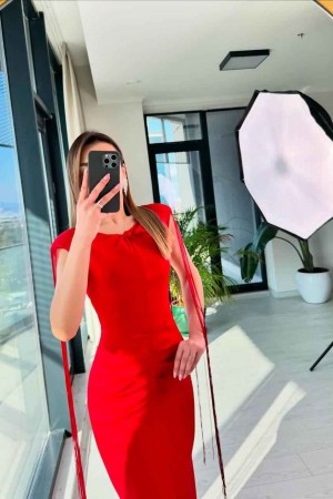 184184 KIRMIZI ABİYE