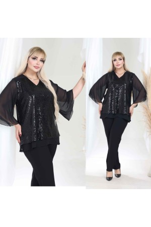 184187 SİYAH BLUZ